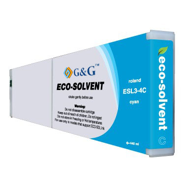 Premium Quality Cyan Eco Sol-Max Ink compatible with Roland ESL3-4CY