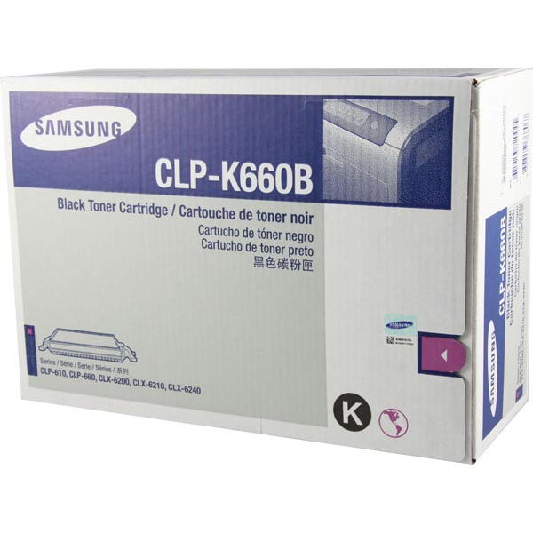 Samsung CLP-K660B Black OEM Toner Cartridge