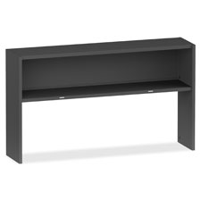 Lorell 97000 Desking Charcoal Stack-on Hutch