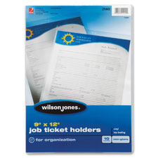 Acco/Wilson Jones Top-Loading Job Ticket Holders