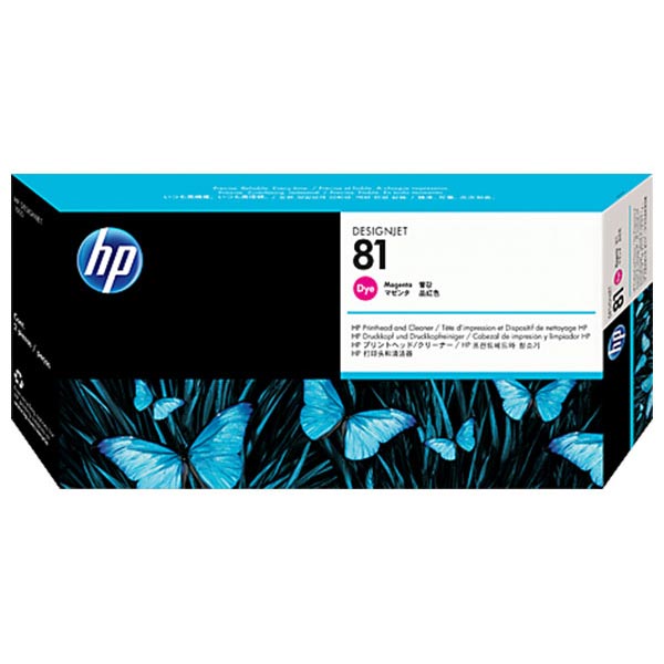 HP C4952A (HP 81) Magenta OEM Dye Printhead / Cleaner