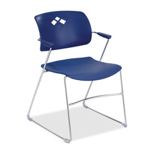 Safco Veer Flex Back Stack Chairs w/ Arms