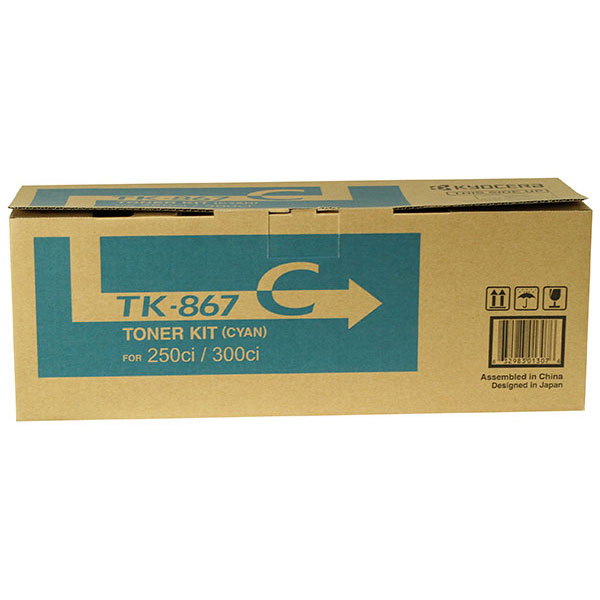 Kyocera Mita 1T02JZCUS0 (TK-867C) Cyan OEM Toner Cartridge