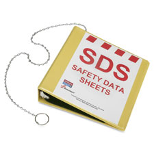 SKILCRAFT Safety Data Sheets SDS Yellow Binder