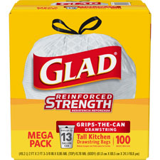 Clorox Glad Strong Tall Kitchen Trash Bags