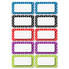 Ashley Prod. Dotted Dry Erase Nameplate Magnets
