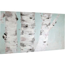 Lorell Birch Tree Framed Canvas Art