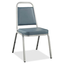 Lorell Vinyl Upholstered Stacking Chairs