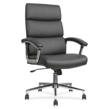 Lorell Leather High-back Chair