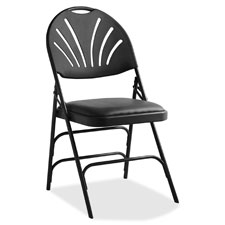 Samsonite XL Fanback Steel and Vinyl Folding Chair