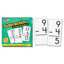 Trend Subtraction all facts through 12 Flash Cards