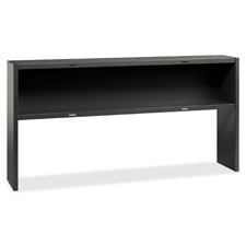 Lorell Comm. Desk Series Charcoal Stack-on Hutch