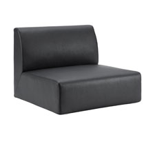 Lorell Contemporary Coll. Single Seat Sofa