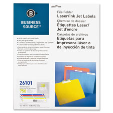 Bus. Source Laser/Inkjet File Folder Labels