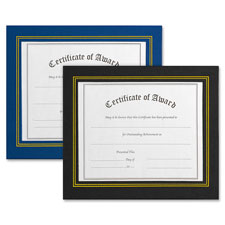 NuDell Flat Leatherette Document Frames