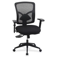 Lorell Mid-Back Mesh Multi-task Control Chair