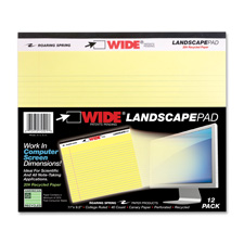 Roaring Spring Wide Landscape Canary Writing Pads