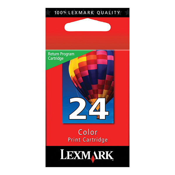 Lexmark 18C1524 (Lexmark #24) Tri-Color OEM Inkjet Cartridge