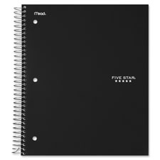 Mead Five Star College Ruled 3-subject Notebook