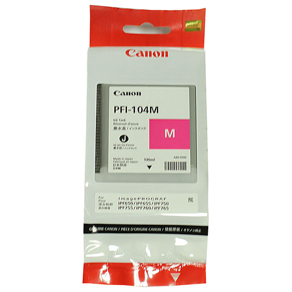 Canon 3631B001AA (PFI-104M) Magenta OEM Ink Tank