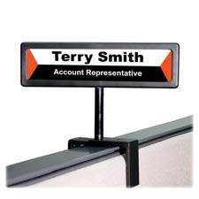 Advantus People Pointer Cubicle Sign