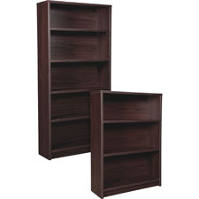 Lorell Prominence Espresso Laminate Bookcase