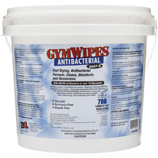 2XL GymWipes Dispensing Antibacterial Towelettes