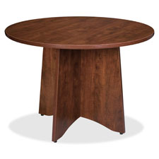 Lorell Essentials Srs Cherry Round Conf. Tables