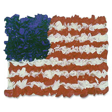 Hygloss Prod. American Flag Tissue Craft Kit