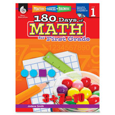 Shell Education 1st Grade 180 Days of Math Book