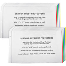 Stride, Inc. Semi-clear Landscape Sheet Protectors