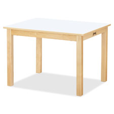 Jonti-Craft White Rectangle Multipurpose Table