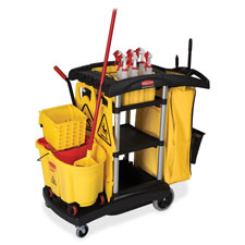 Rubbermaid High-Capacity Cleaning Cart