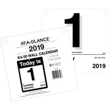 At-A-Glance Today Is K4 Base Daily Calendar Refill