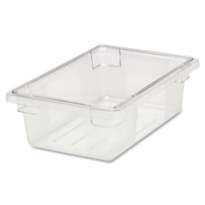 Rubbermaid Comm. 3-1/2 Gallon Clear Food/Tote Box