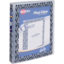 Avery Flexi-View Damask Border Design Binder