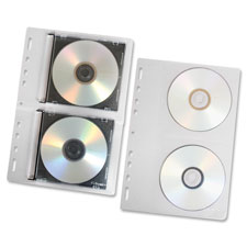 Fellowes Loose-Leaf CD/DVD Binder Sheets