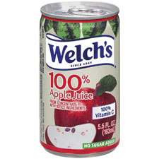 Welch's 100% Apple Juice Cans