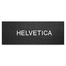 Quartet White Plastic Helvetica Letter Set