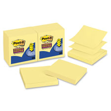 3M Post-it Super Sticky Yellow Pop-up Refills