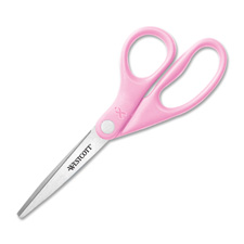 Acme 8" BCA Pink Straight Cut Scissors