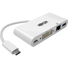 Tripp Lite USB-C to DVI w/USB-A Docking Station