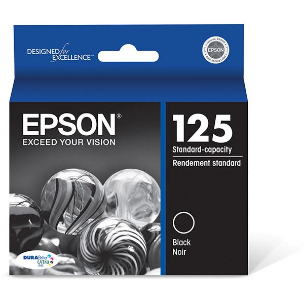 Epson T125120 (Epson 125) Black OEM Inkjet Cartridge