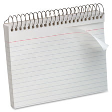 Oxford Spiral Ruled Index Cards