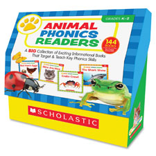 Scholastic Res. Grades K-2 Animal Phonics Book Set