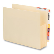 Smead Convertible End Tab File Pockets