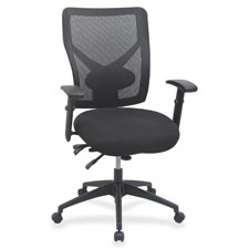 Lorell Multi-task Control Mesh Back Chair