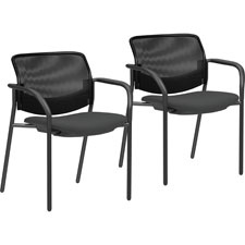 Lorell Guest Chair w/Mesh Back