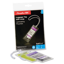 GBC SelfSeal Luggage Tag Pouches