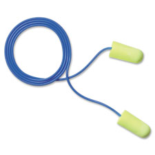 3M E-A-Rsoft Yellow Neons Corded Earplugs